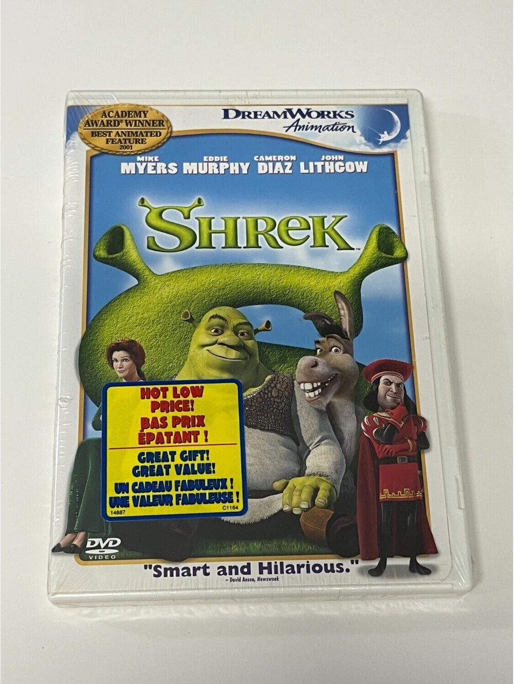 Andrew Adamson, Vicky Jenson Shrek DVD 2001 New